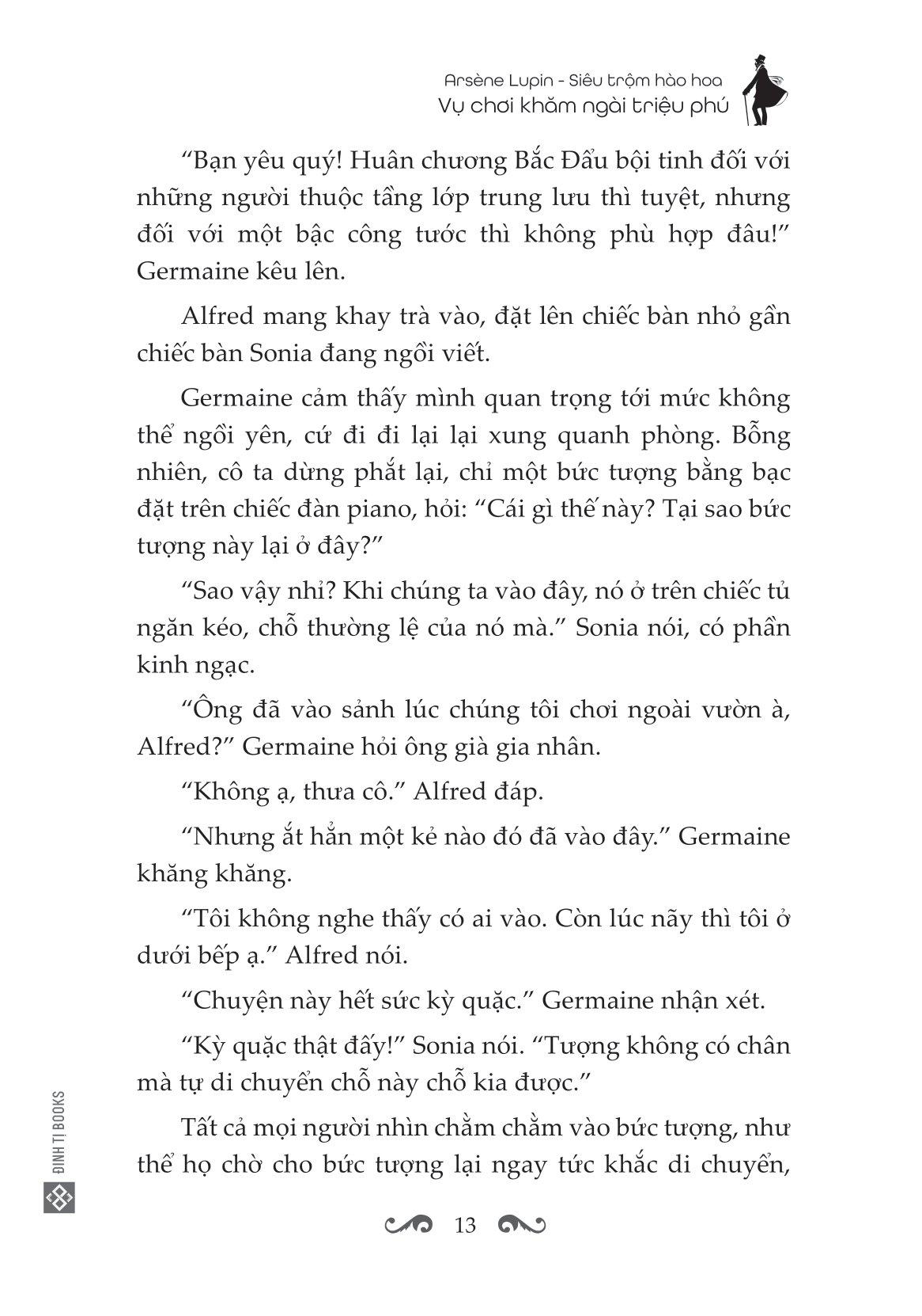 Sách Arsène Lupin - Siêu Trộm Hào Hoa- Vụ Chơi Khăm Ngài Triệu Phú