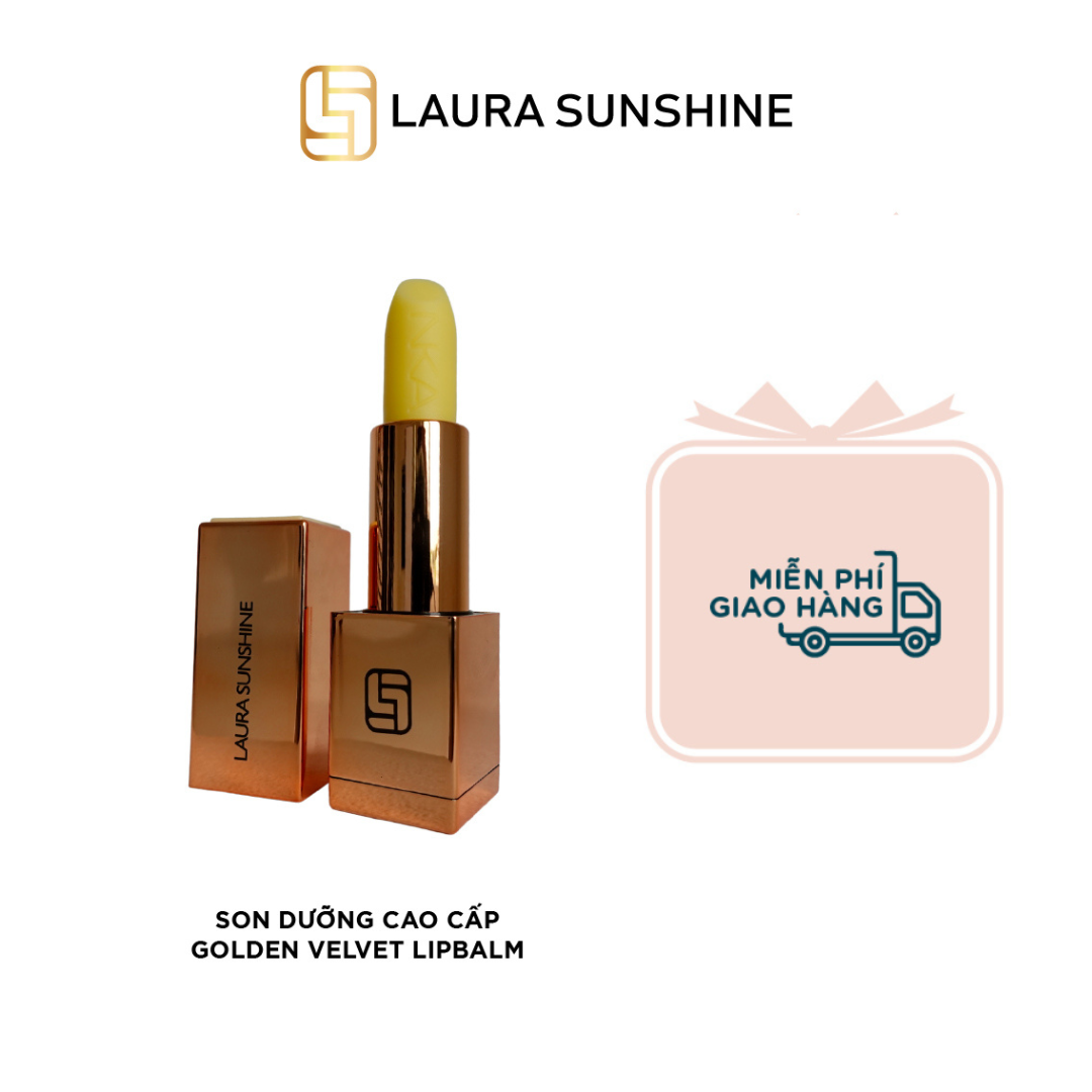 Son dưỡng môi mềm mịn Hàn Quốc - Golden Velvet Lipbalm - Laura Sunshine Nhật Kim Anh