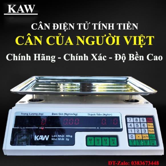 Cân thực phẩm điện tử mini, đồ dùng nhà bếp - CÂN ĐIỆN TỬ TÍNH TIỀN SẠC PIN MÀN HÌNH LCD 40Kg z