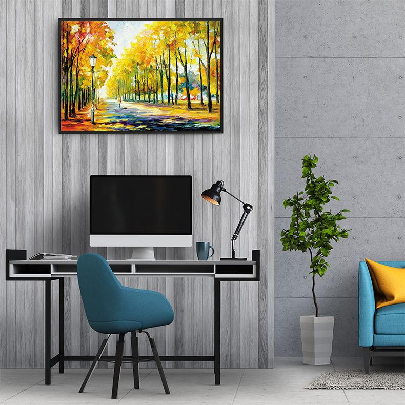 Tranh cao cấp Con đường thơ mộng Model: AZ1-0233