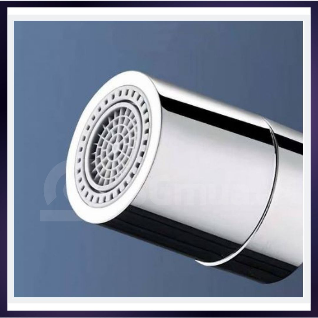 Đầu vòi tăng áp inox 304, Đầu vòi tăng áp lavabo vòi rửa chén phun cực mạnh xoay 360 độ tiết kiệm nước