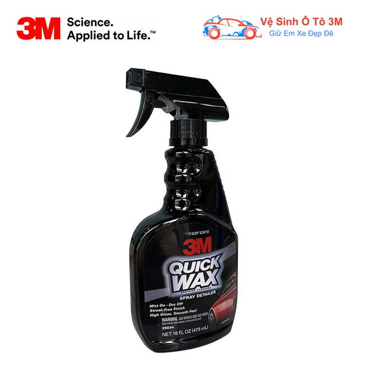 Chai Xịt Tăng Độ Bóng Sơn 3M Quick Wax 39034 473ml