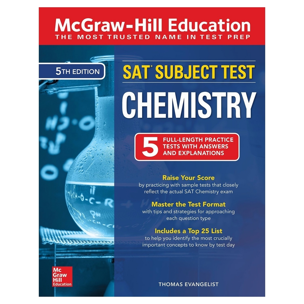 Mcgraw-Hill Education Sat Subject Test Chemistry, Fifth Edition