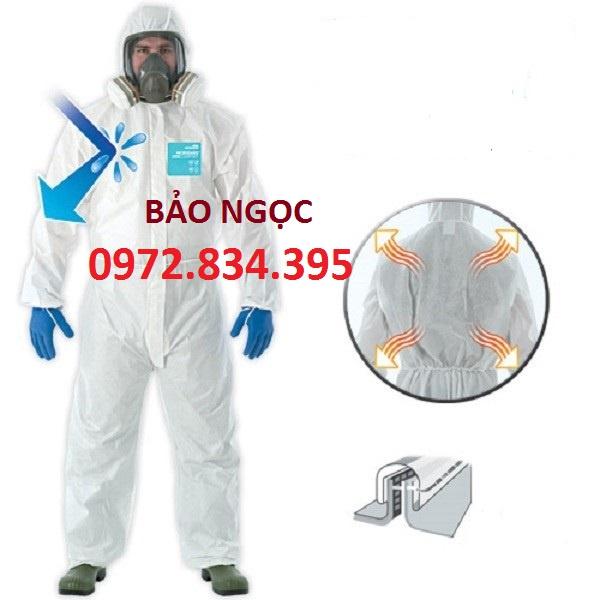 Quần áo chống hóa chất, phun sơn,phòng độc, Microgard 2000