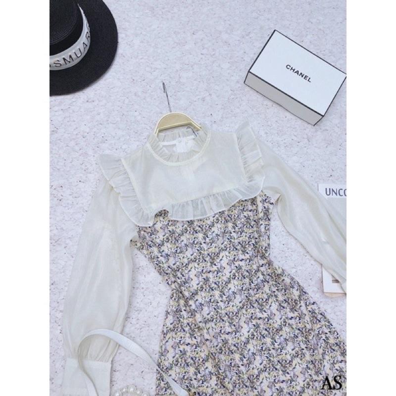 váy cho con ti bèo ngực xẻ chân