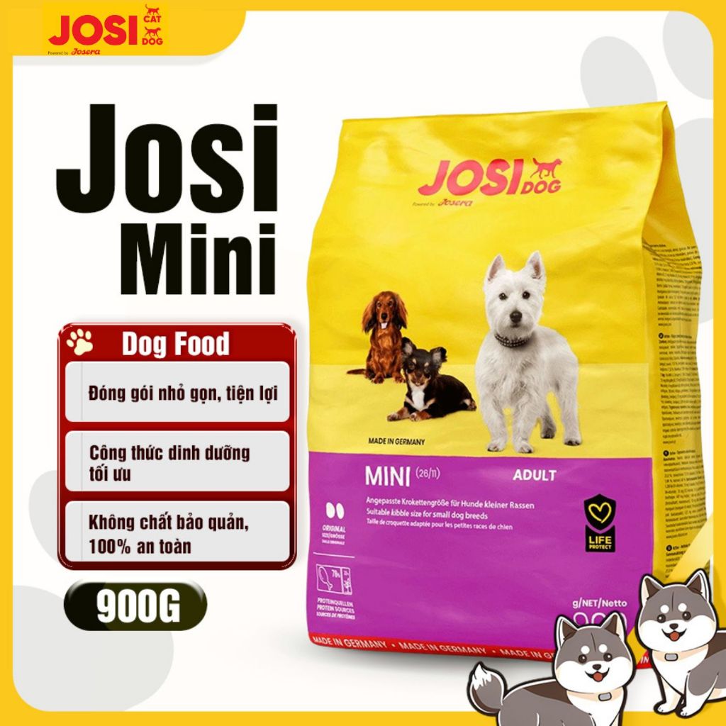 Thức Ăn Cho Chó Trưởng Thành Cho Chó Size Nhỏ - Josera JosiDog Mini 900g