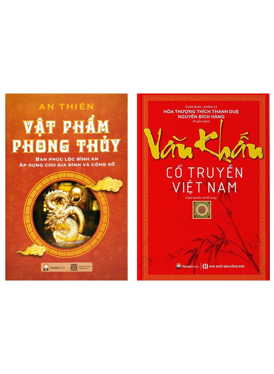Combo Vật Phẩm Phong Thủy + Văn Khấn Cổ Truyền Việt Nam (Bộ 2 Cuốn) - PD