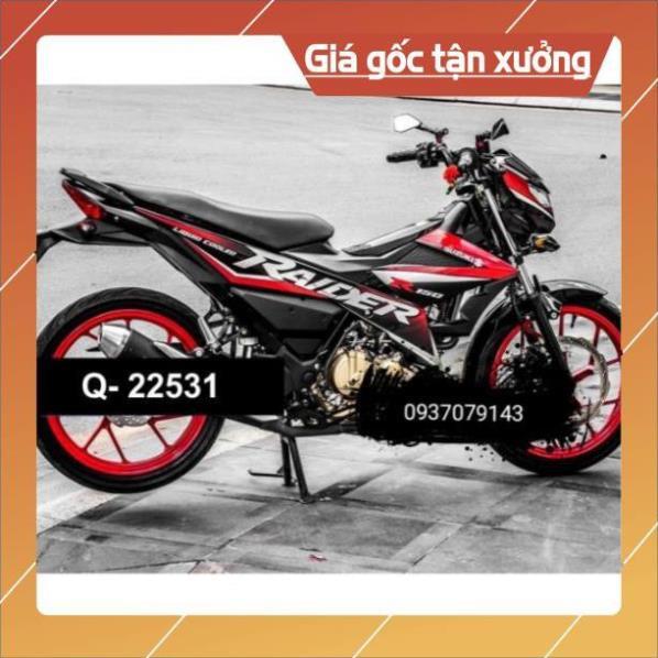 Tem rời Raider Fi tem 3 lớp ko bay màu bong tróc