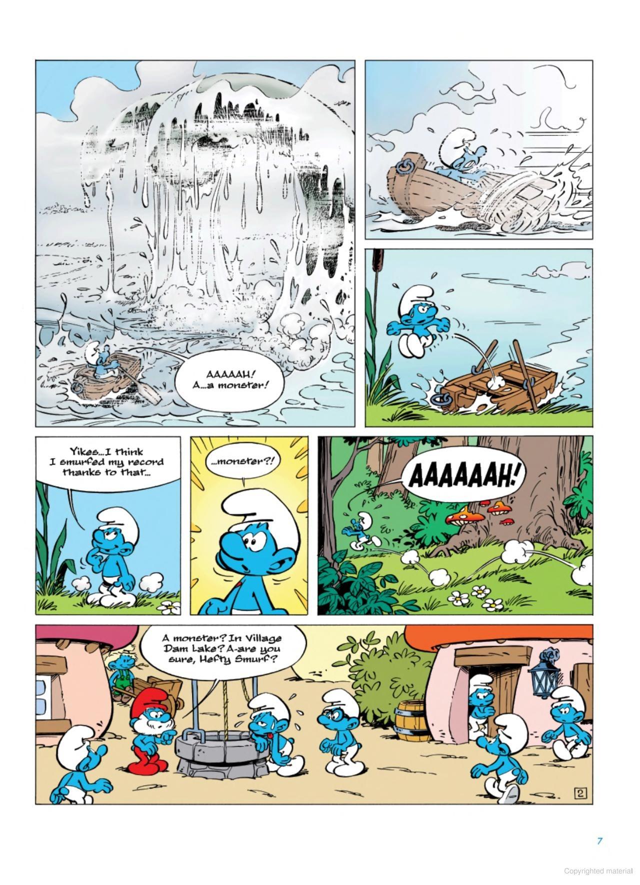 Sách ngoại văn: The Smurfs Tales Vol. 12 - Smurfs And The Dragon Of The Lake