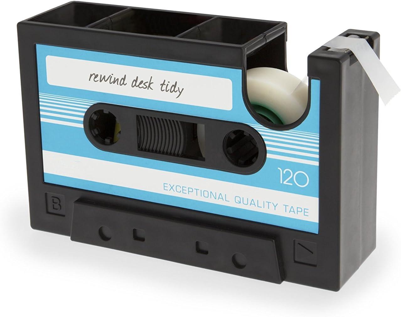 Sáng Tạo Retro Hình Dạng Băng Cassette Giá Đỡ Bút Chì Unwinder Hộp Đựng Băng Mulit-Chức Năng Để Bàn Tổ Chức Hộp Bút Giá Đỡ Cọ Trang Điểm