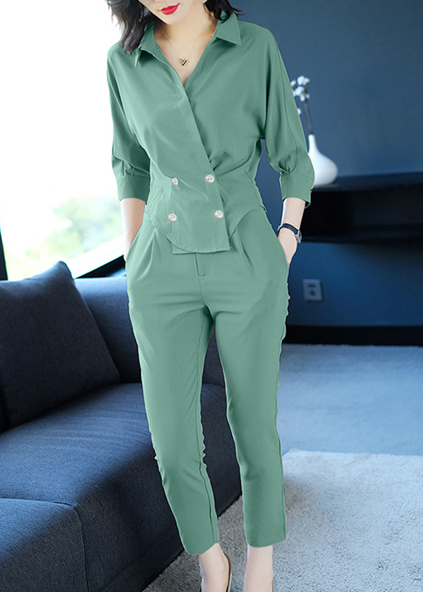 Bộ Quần Áo Nữ - Bd040519 - Xanh lá - XXL