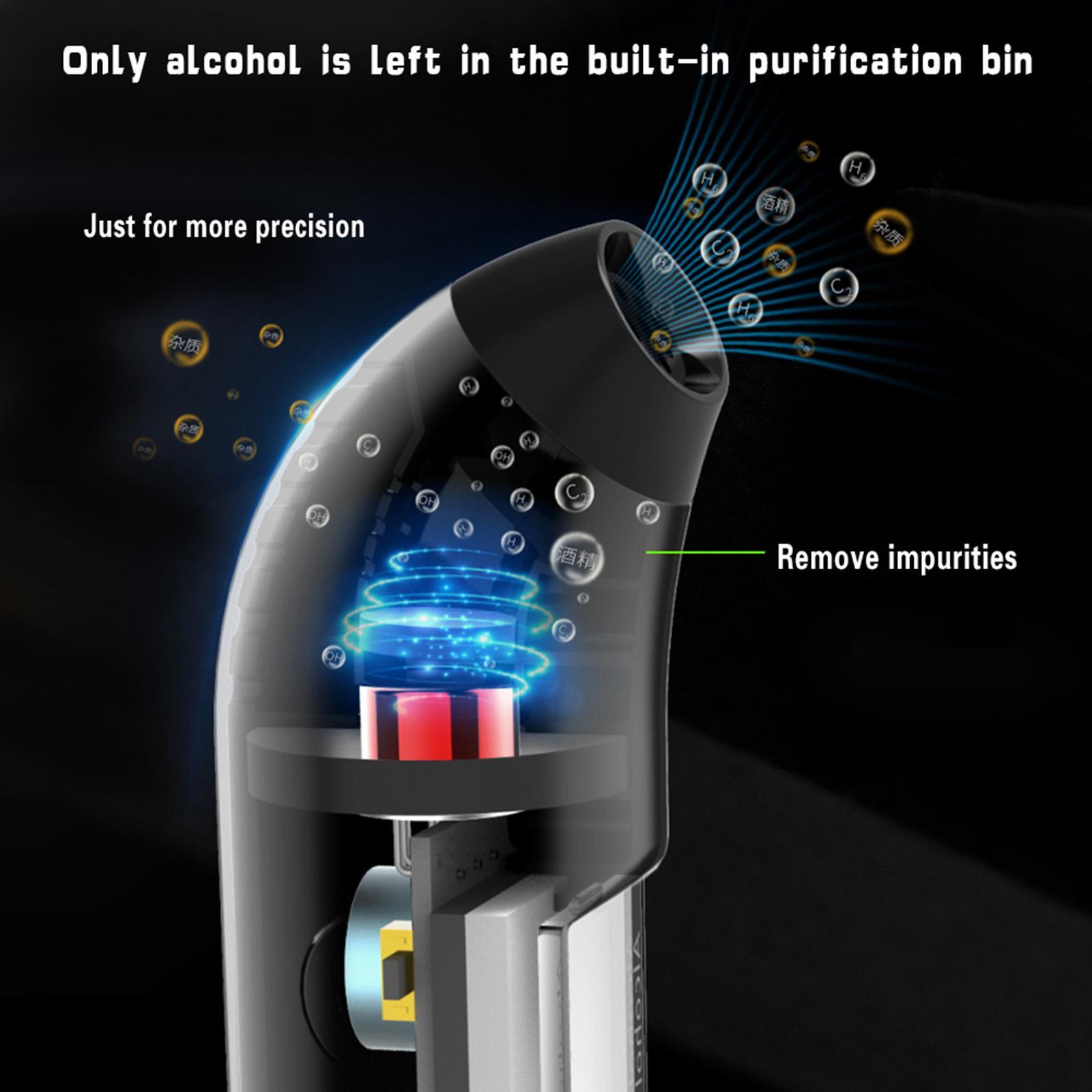 LCD Alcohol Tester Analyzer Breathalyser w/Sound Alarm