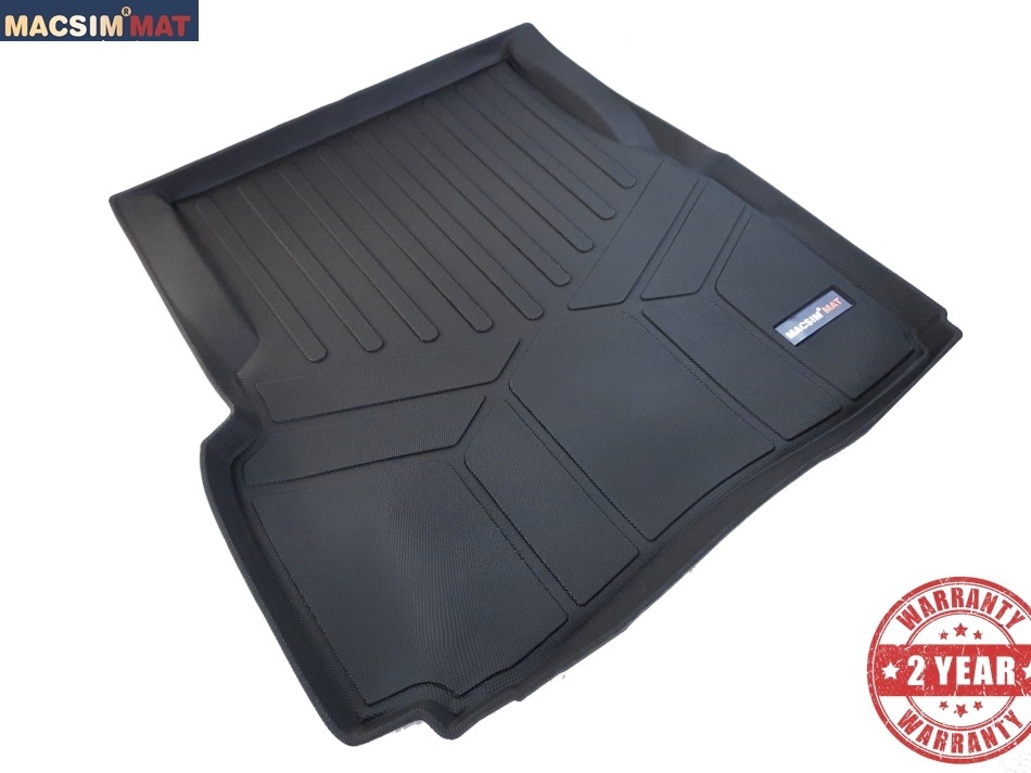 Thảm lót cốp xe ô tô Maserati Quattroporte 2013-2017 nhãn hiệu Macsim chất liệu TPV cao cấp màu đen (D0212)