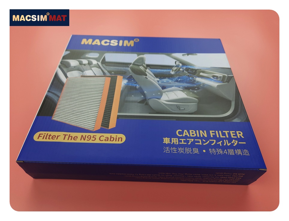Lọc gió điều hòa cao cấp Macsim N95 xe ô tô Mercedes A 180 A180 - 2013 - 2017