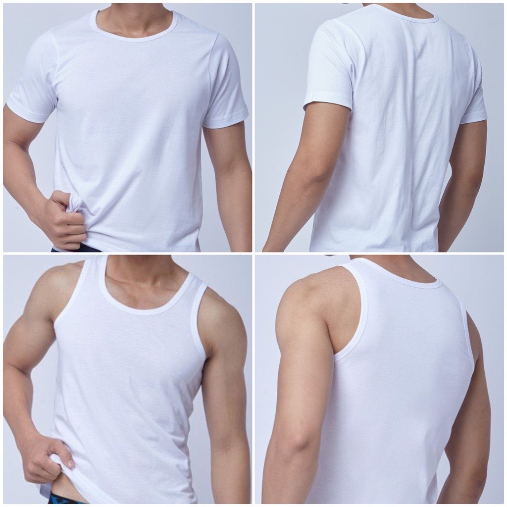 Áo thun nam - ba 3 lỗ nam trung niên mặc mát đủ size