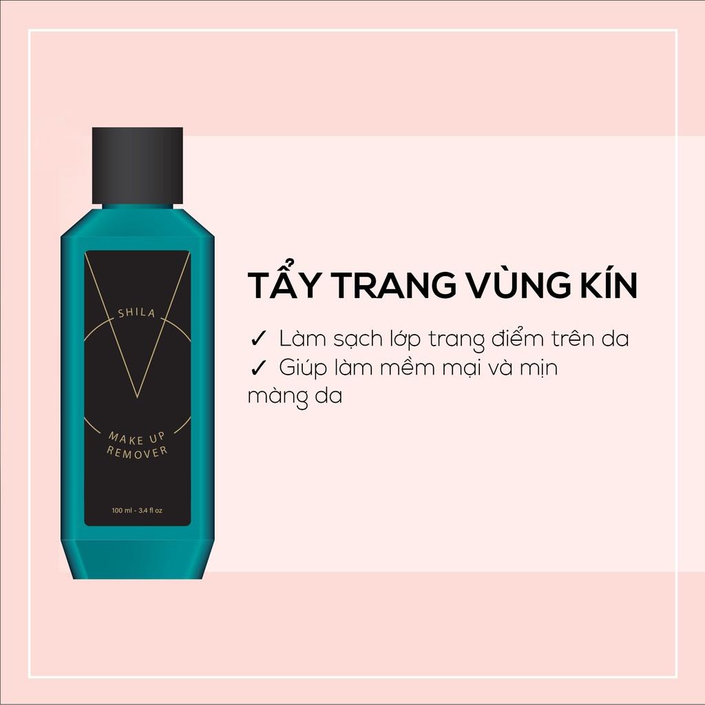 Combo kem trang điểm vùng kín Shila và tẩy trang vùng kín Shila (Shila V Makeup Cream, Shila V Makeup Remover)