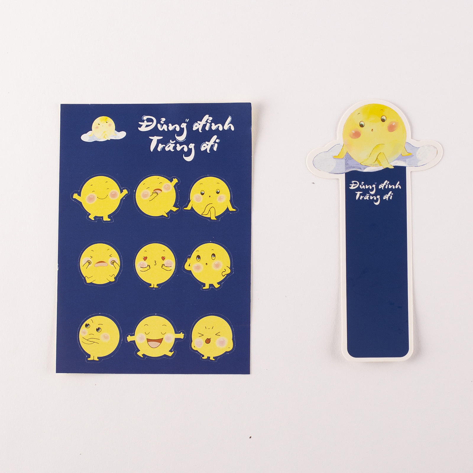 Hộp sách Kể Chuyện Trung Thu 2 cuốn Đủng Đỉnh Trăng Đi và Chuyện Mùa Trăng kèm sticker, bookmark quà cho bé 0-6 tuổi