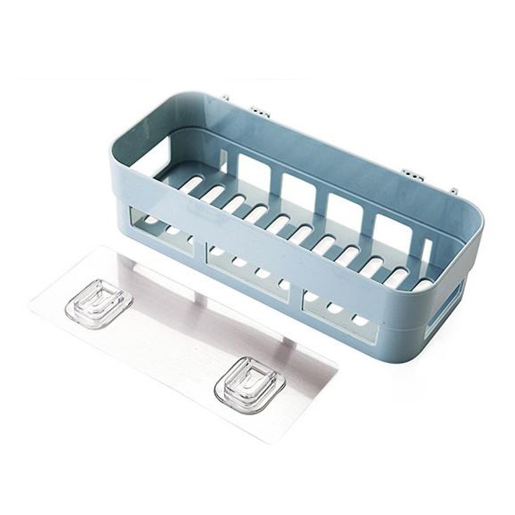 Combo 3 kệ nhà tắm dính tường chắc chắn tiện dụng - giao màu ngẫu nhiên
