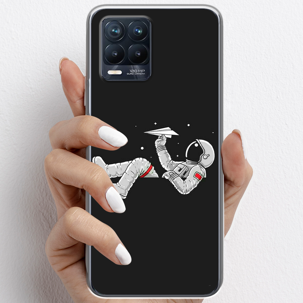 Ốp lưng cho Realme 8 , Realme 8  nhựa TPU mẫu Phi hành gia