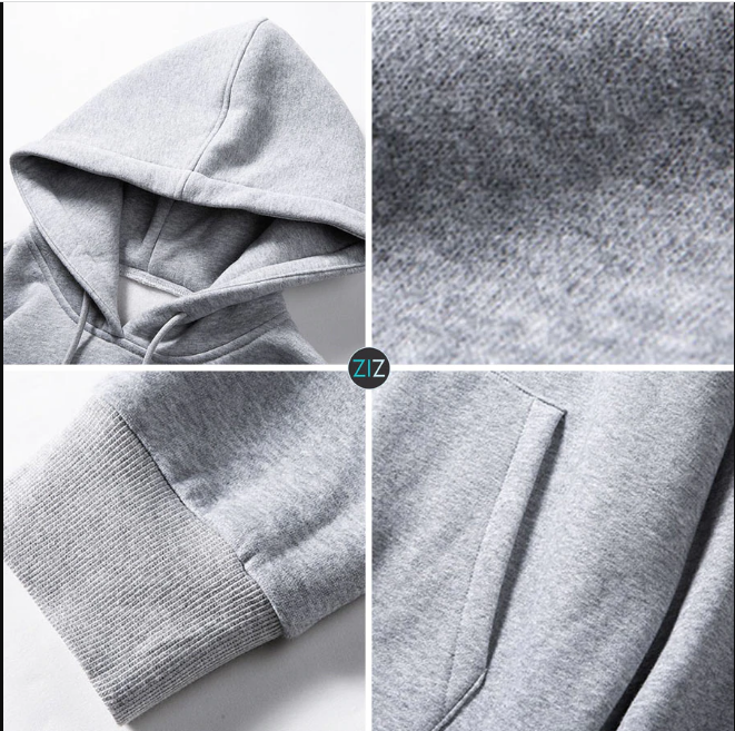 Hoodie MinishopVN  Nỉ Trơn Có Nón Dáng Vừa Kiểu Chui Đầu Thời Trang Basic Dễ Phối Đồ