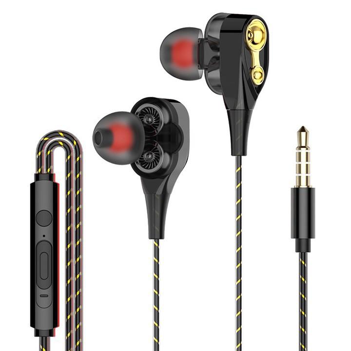 TAI NGHE NHÉT TAI JACK 3.5 HIFI LÕI KÉP SIÊU BASS ÂM THANH CỰC CHẤT TK110