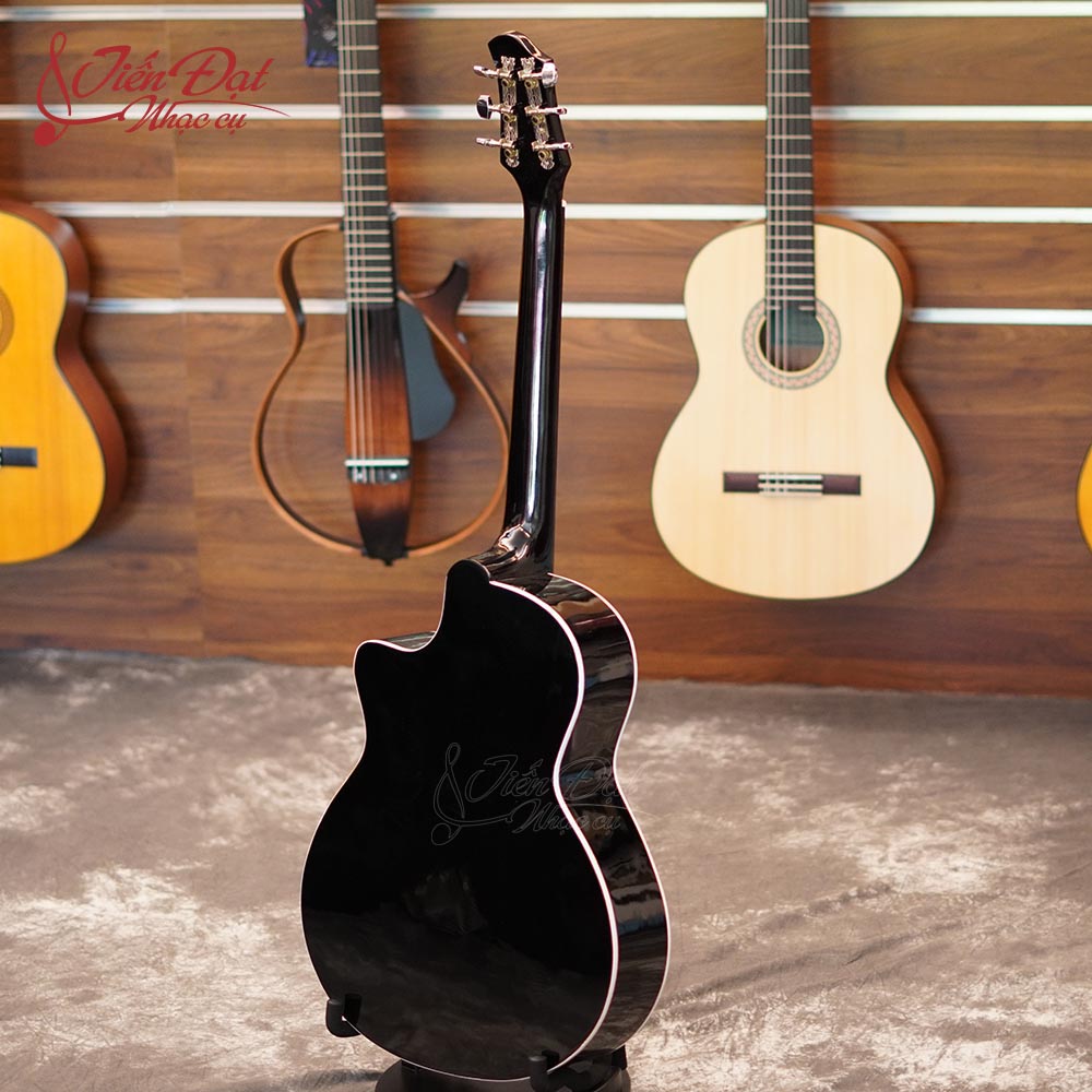 Đàn Guitar Acoustic Việt Nam GA-12EL Mặt Gỗ Thông Nguyên Tấm Cao Cấp