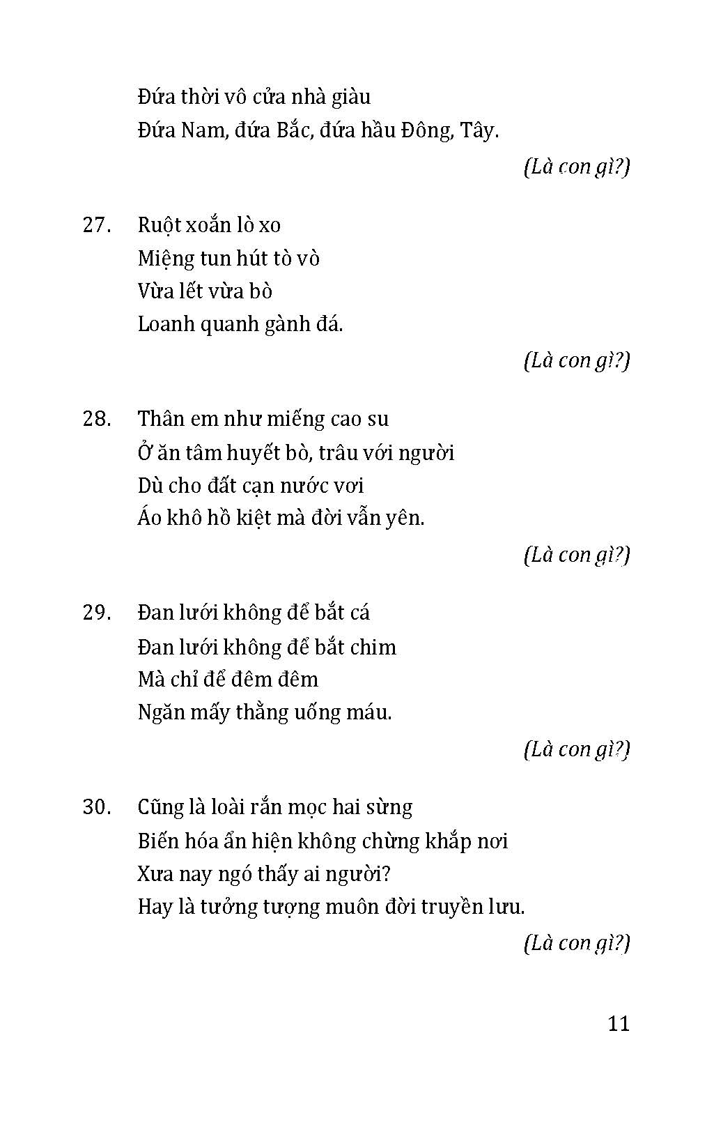 Câu Đố Thông Minh Dí Dỏm