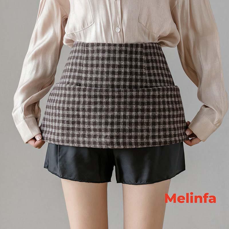 Chân Váy Chữ A, đầm chữ A kẻ Caro trẻ trung thanh lịch phong cách Hàn Quốc mã VAV0136