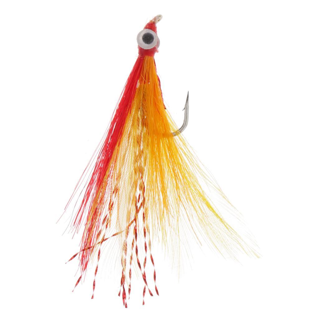 Clouser Minnow Fly Fishing Flies Salmon Trout Insects Bait Lure Floating Flies with 6# Hook