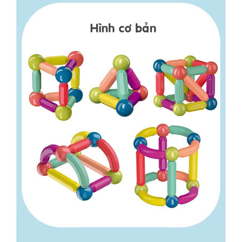 Ghép Hình Nam Châm 25 và 36 Chi Tiết- Ghép Hình Sáng Tạo Magnetic stocks