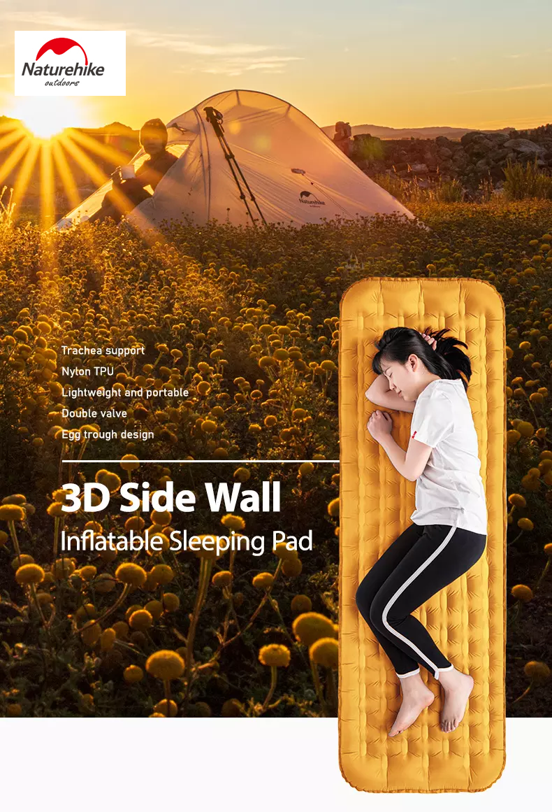 Đệm hơi TPU siêu nhẹ NatureHike NH20FCD02 2020 tặng kèm túi khô bơm hơi