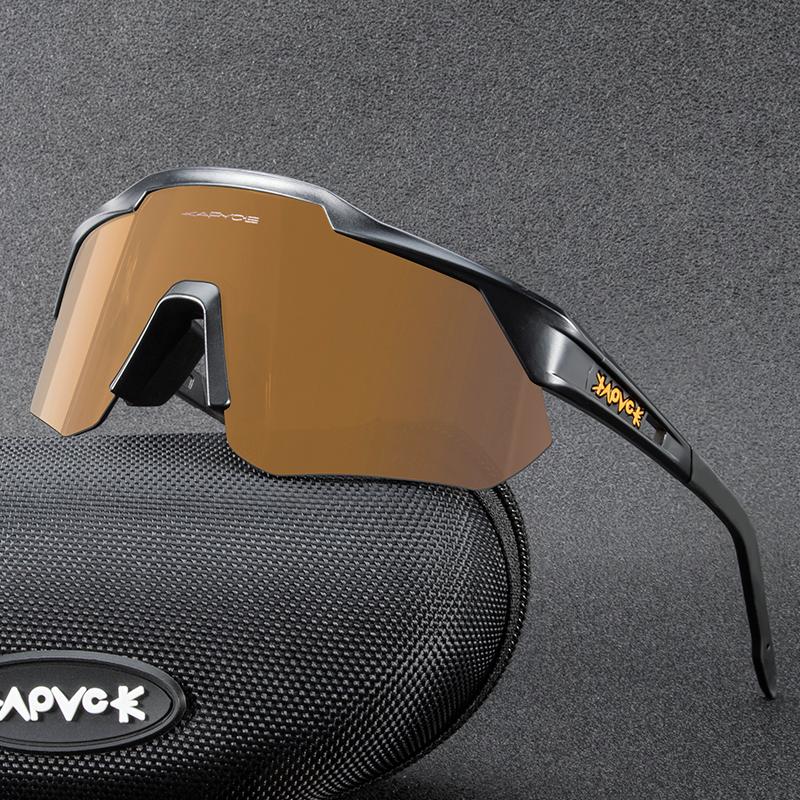 Kapvoe Kính Đi Xe Đạp Phân Cực MTB Kính Nữ Ngoài Trời Photochromic Xe Đạp Kính Mát Thể Thao Người UV400 Đi Xe Đạp Kính Mắt Color: 08 Lenses Color: 4LENS