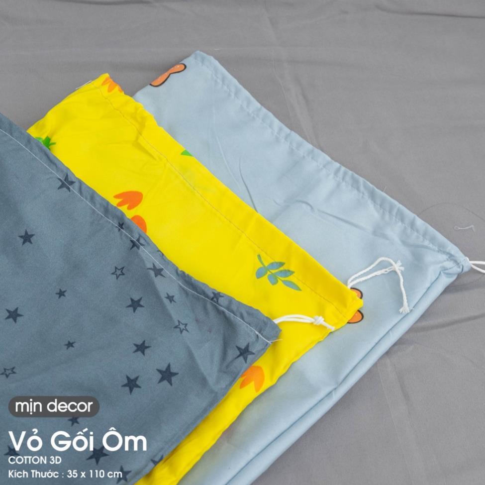 Vỏ gối ôm cotton  kích thước 35x110cm nhiều mẫu mã đa dạng