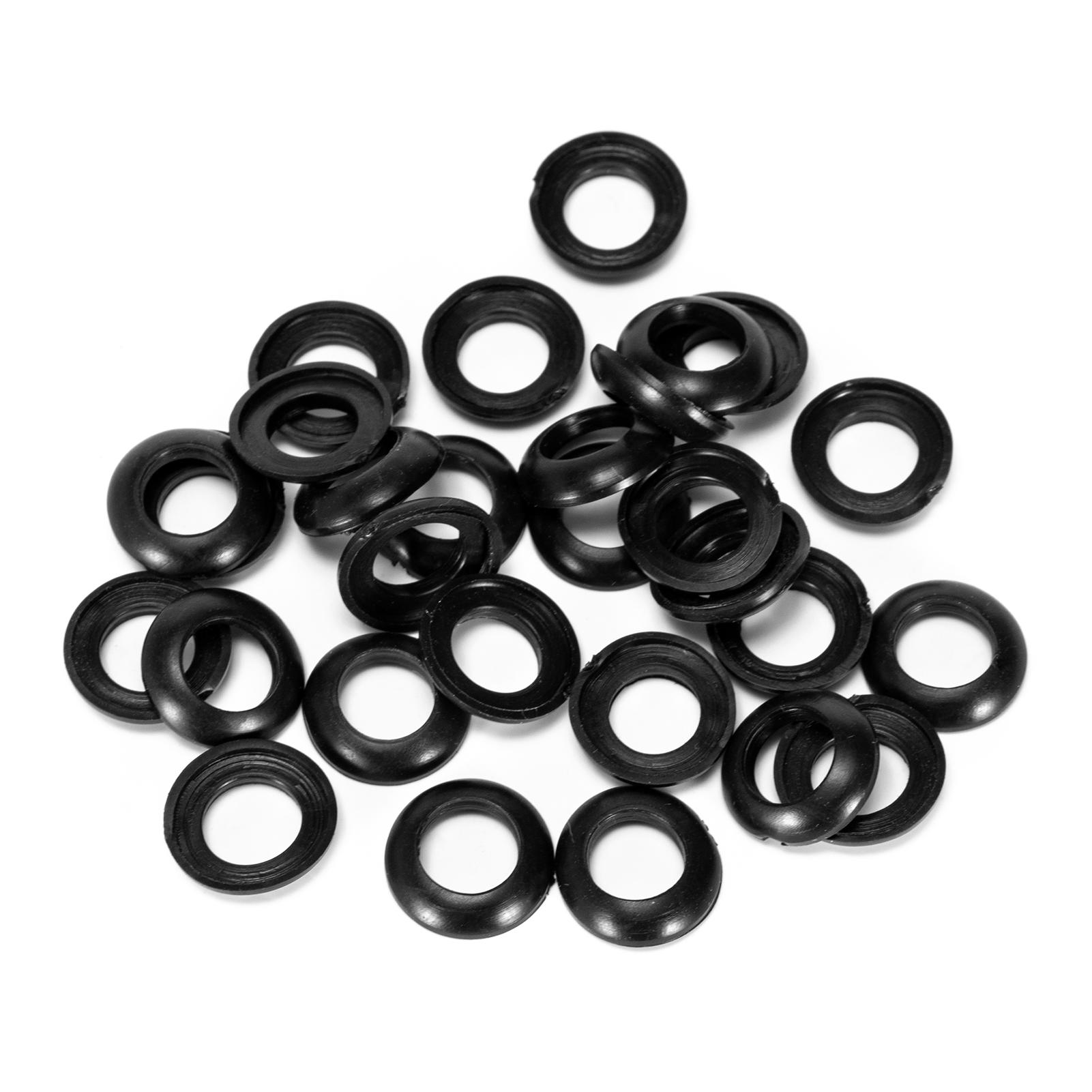 50 Vòng kiểm tra cuộn dây cần câu cá, chất liệu PVC có độ đàn hồi tốt