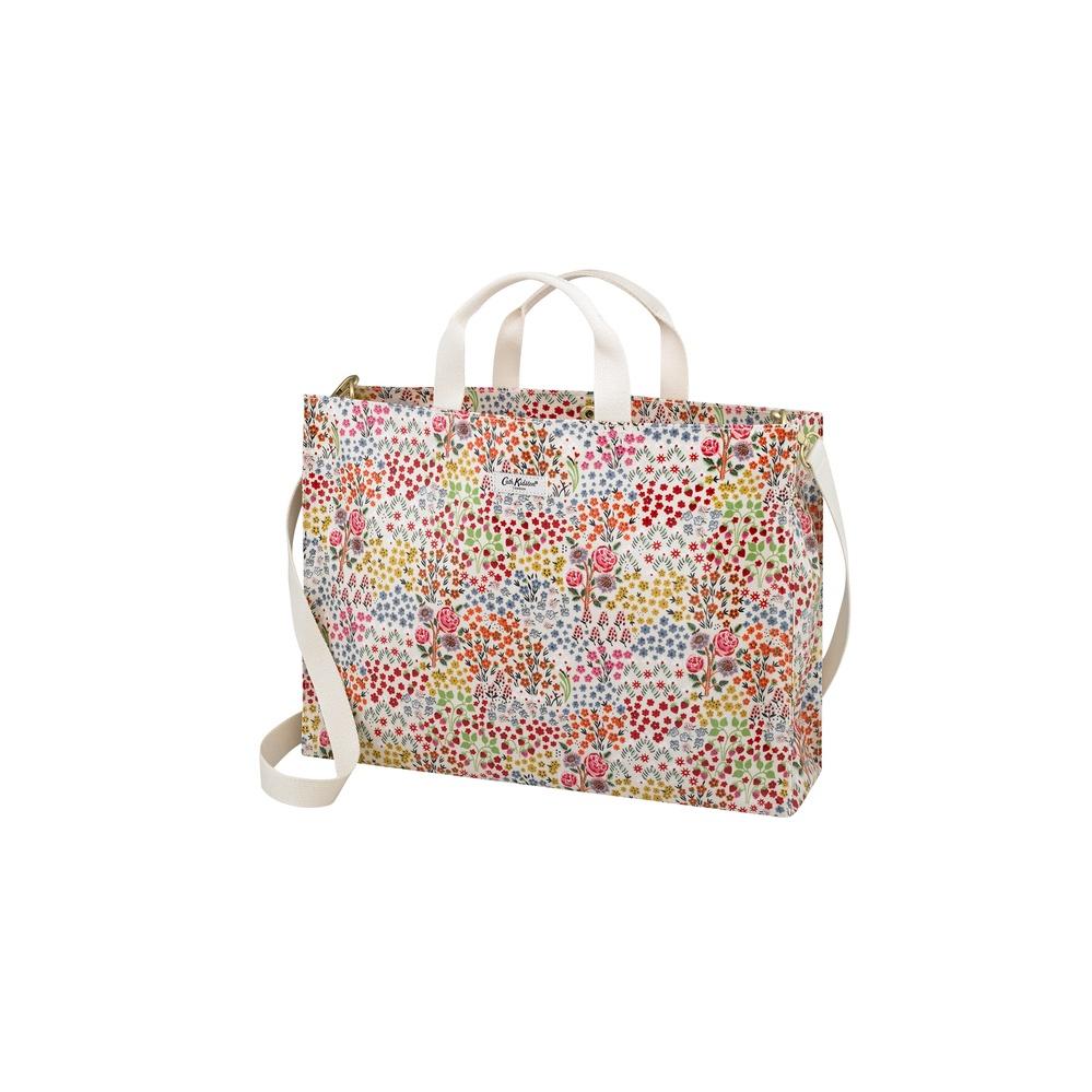 Cath Kidston - Túi đeo chéo/Strappy Carryall - Kingdom Ditsy - Cream -1041811