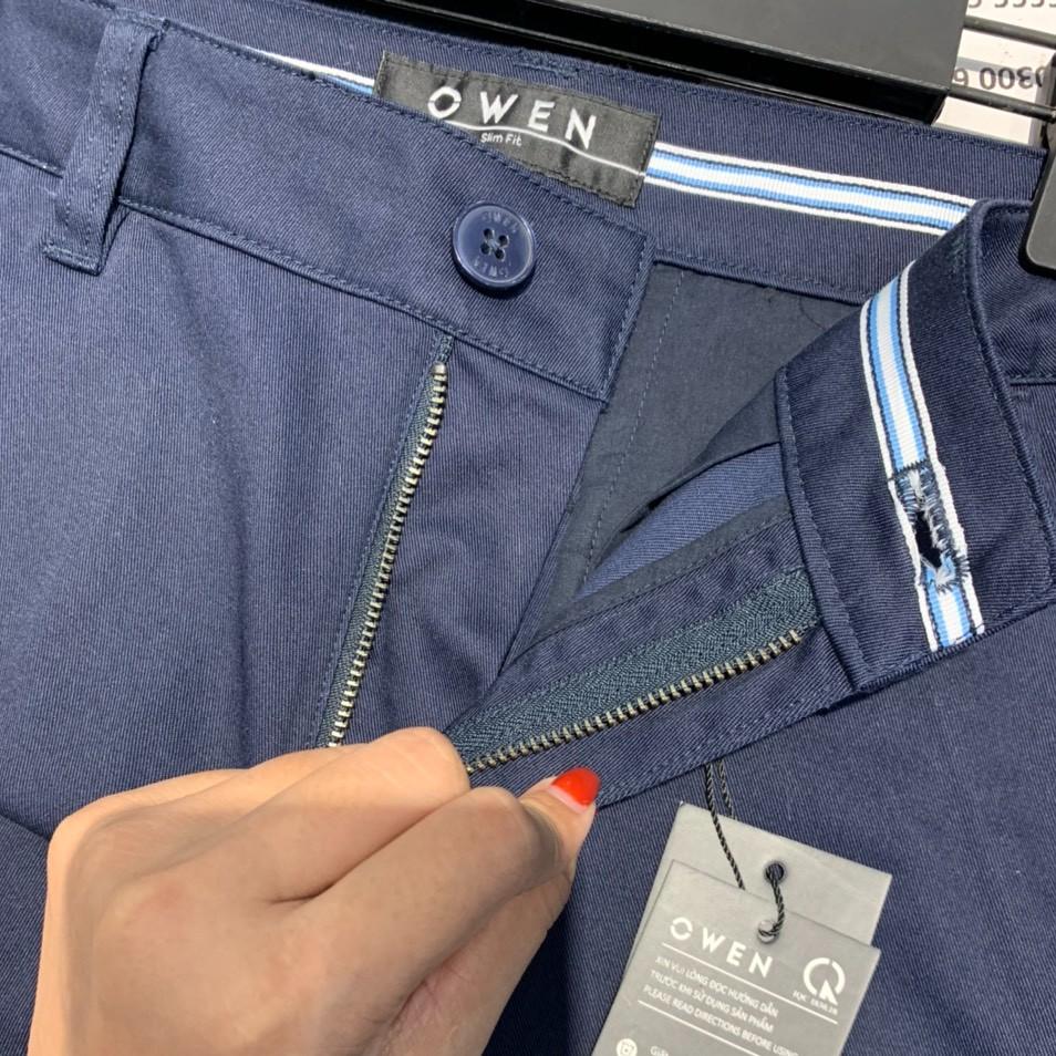 OWEN - Quần kaki Owen màu xanh navy 91735 - Quần kaki nam