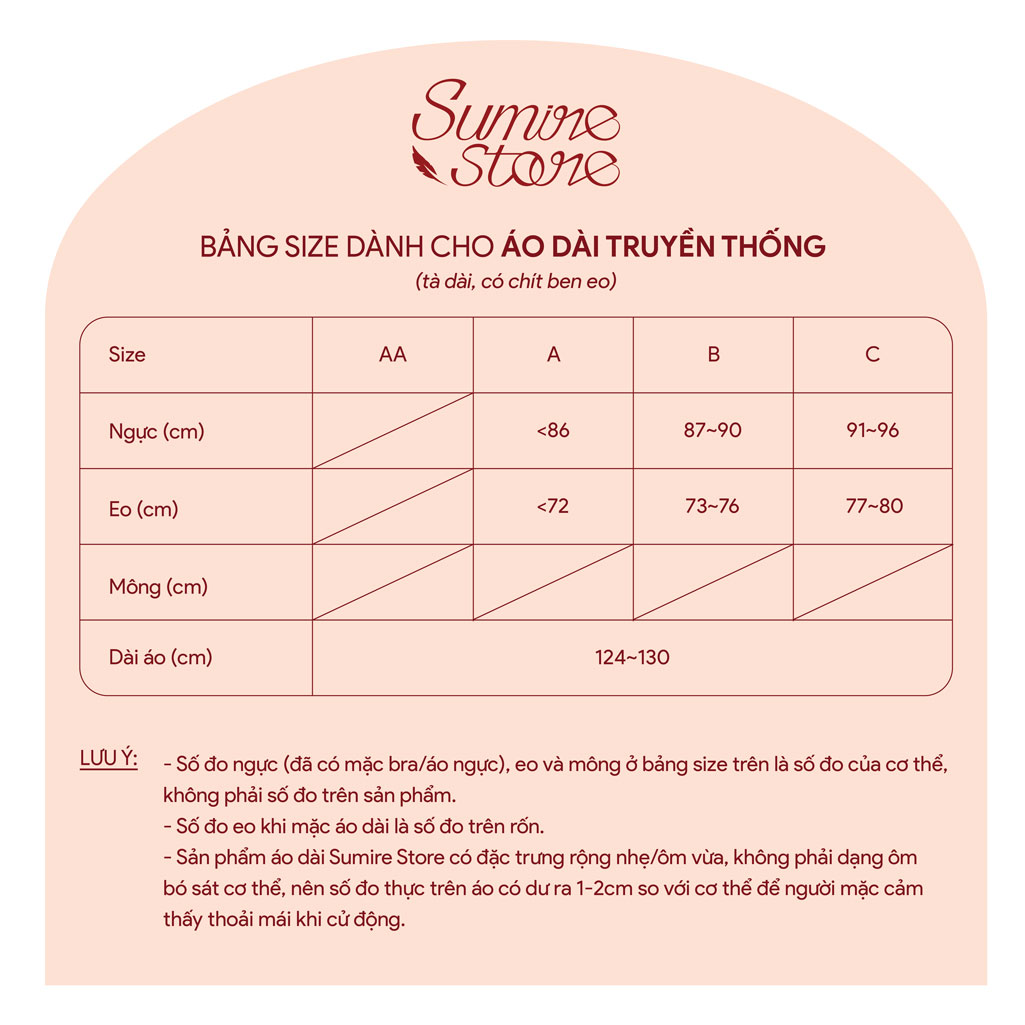 Sumire Store Áo dài Bách Hoa Xuân - Cam sữa