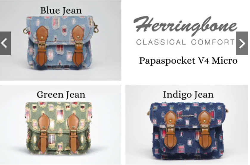 Túi máy ảnh Herringbone Papaspocket V4 Micro