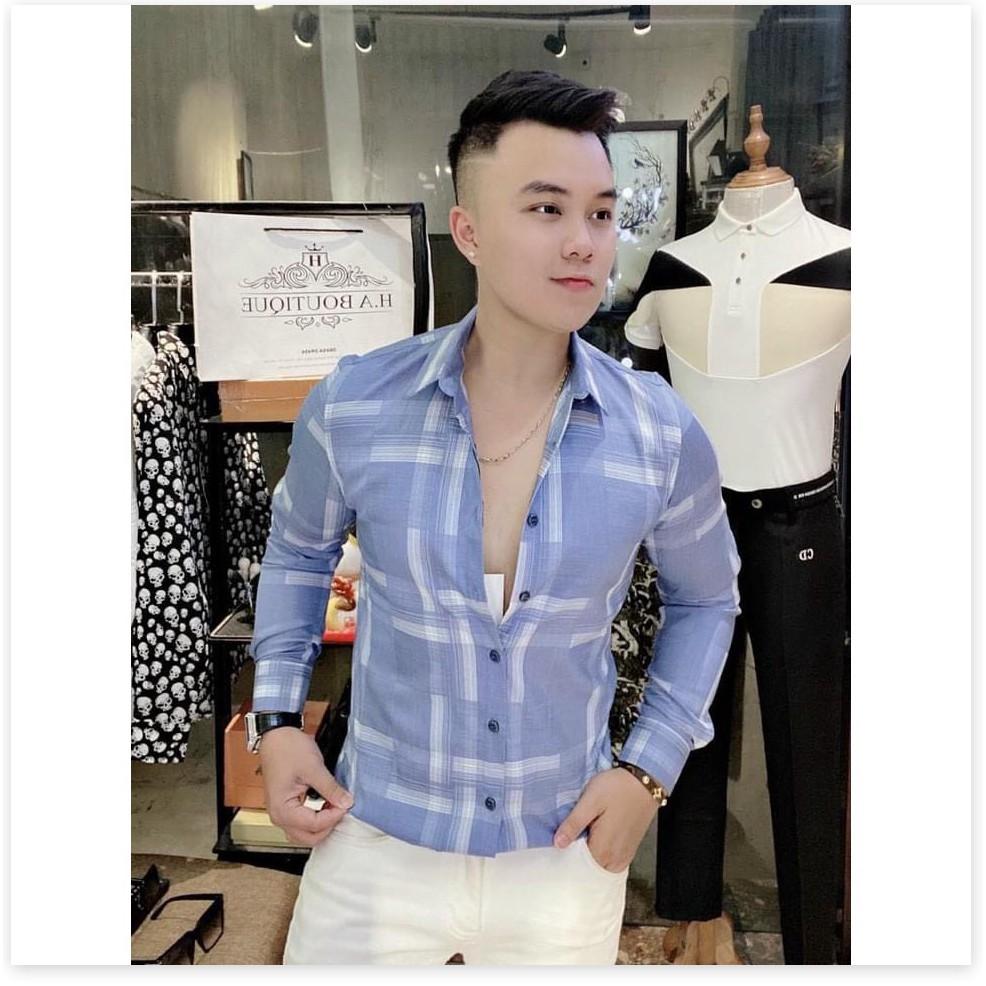 ÁO SƠ MI NAM 3D,KẺ VUÔNG,NHIỀU MÀU SẮC HOT NHẤT 2021
