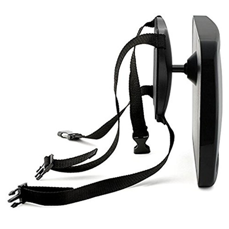 Gương chiếu hậu quan sát ghế sau xe hơi cho bé 30x19cm có đai điều chỉnh tiện lợi