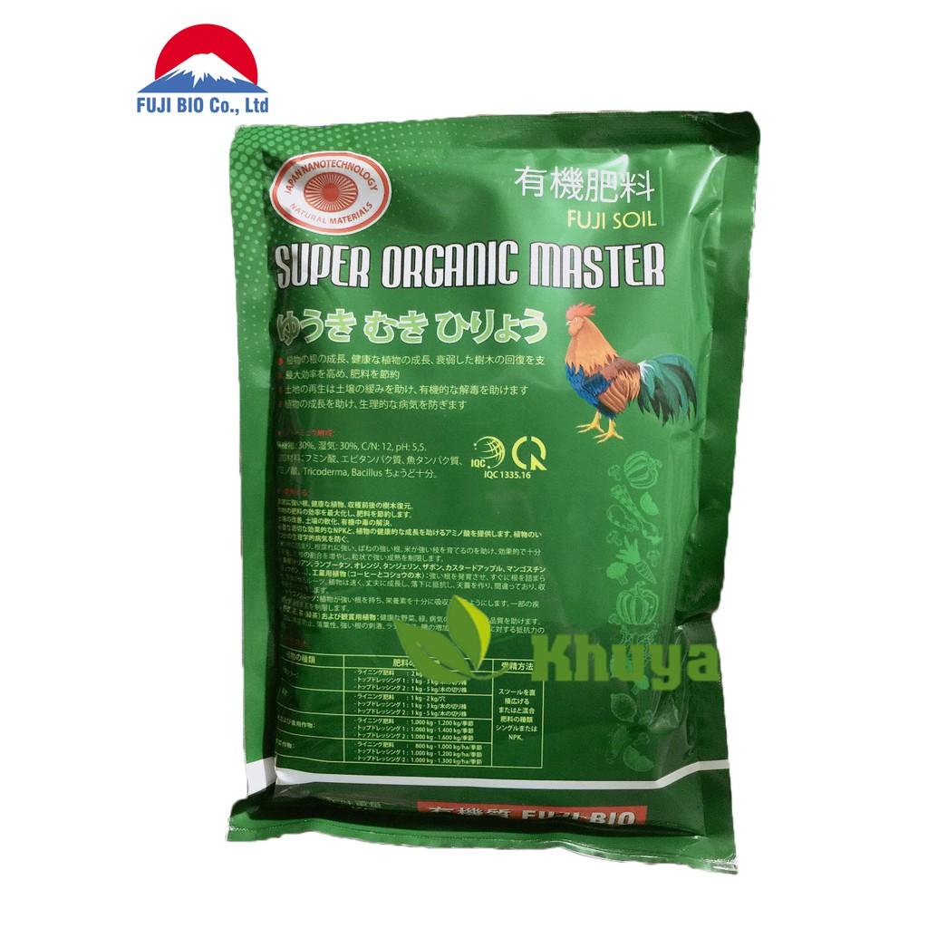 Phân bón hữu cơ SUPER ORGANIC MASTER gói 1kg