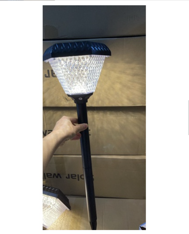 Đèn cắm cỏ sân vườn năng lượng mặt trời_có khiển 7 chế độ màu
