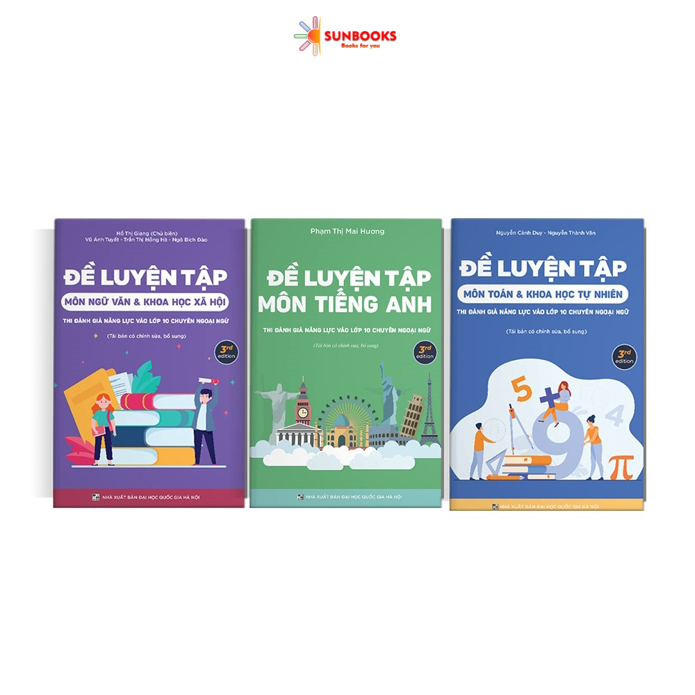 Bộ sách Đề luyện thi vào lớp 10 THPT Chuyên Ngoại Ngữ