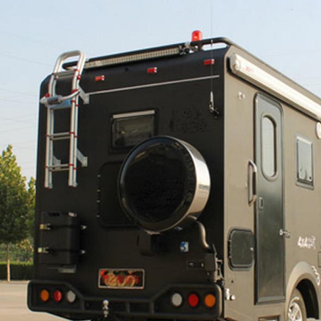 2pcs Universal LED Tail Lamp Rear Pause Lamp Stop Stop Light For Trailer