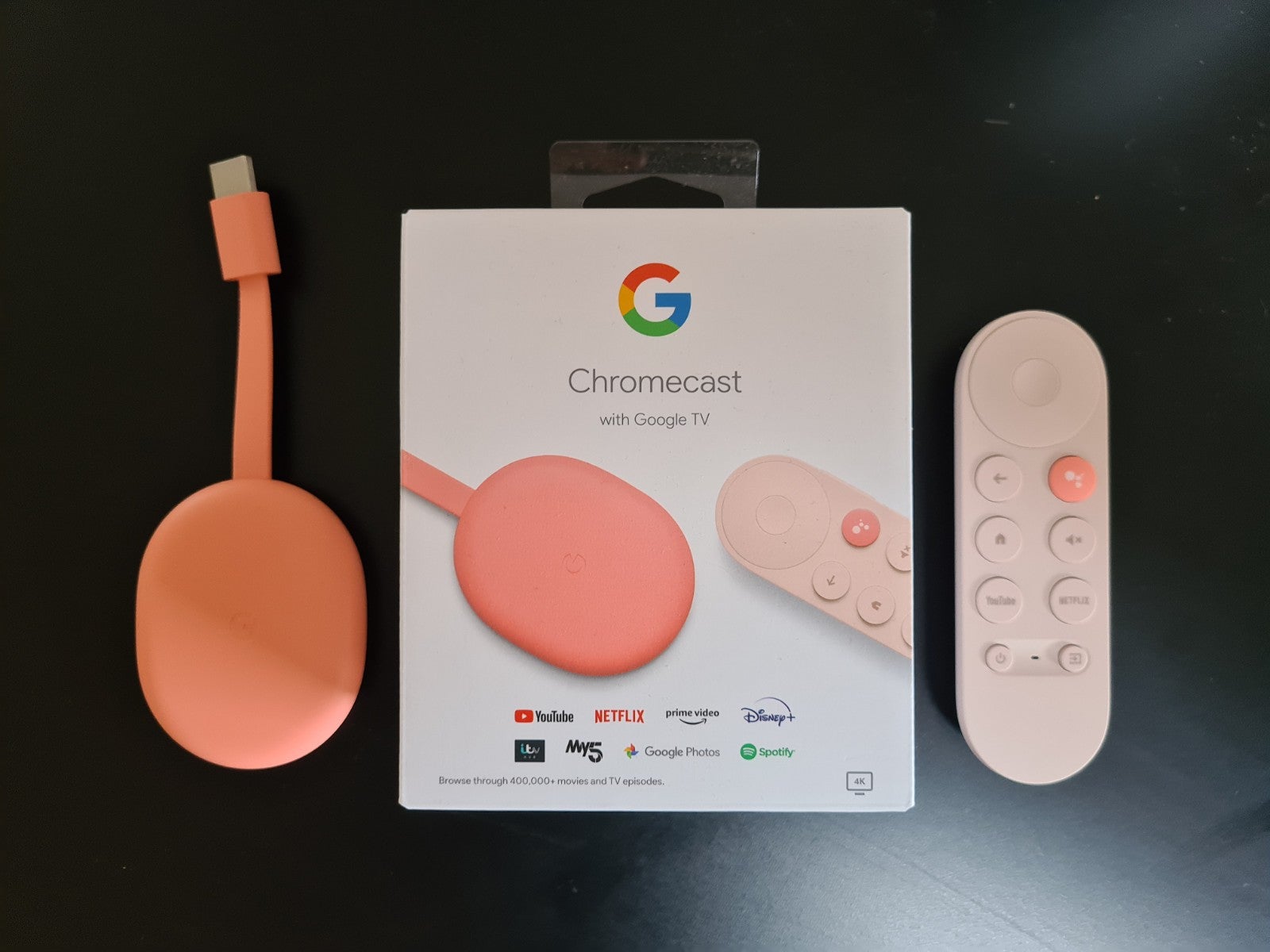 Bộ điều khiển thông minh Google Chromecast with Google TV - Hàng Nhập Khẩu