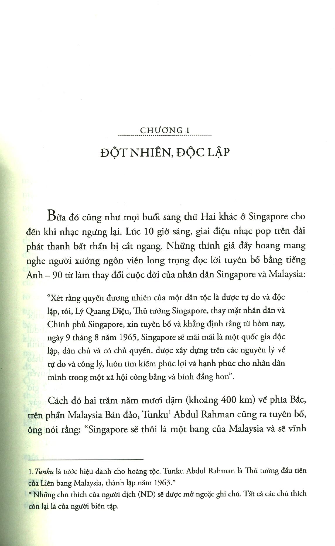 Hồi Ký Lý Quang Diệu - Tập 1: Câu Chuyện Singapore (Tái Bản 2023)