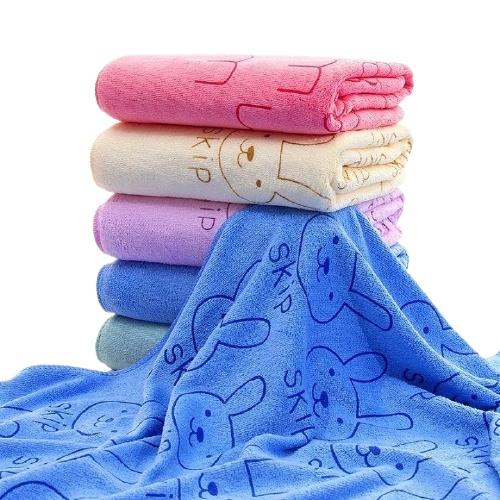 Set 3 Khăn Tắm Cotton Kiba Kiểu Thái Cỡ Lớn Siêu Mềm Mịn Thấm Hút Nước