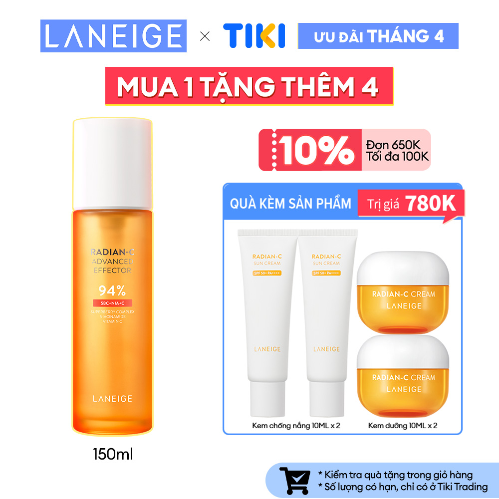 Tinh Chất Dưỡng Sáng Da Laneige Radian-C Advanced Effector 150ml