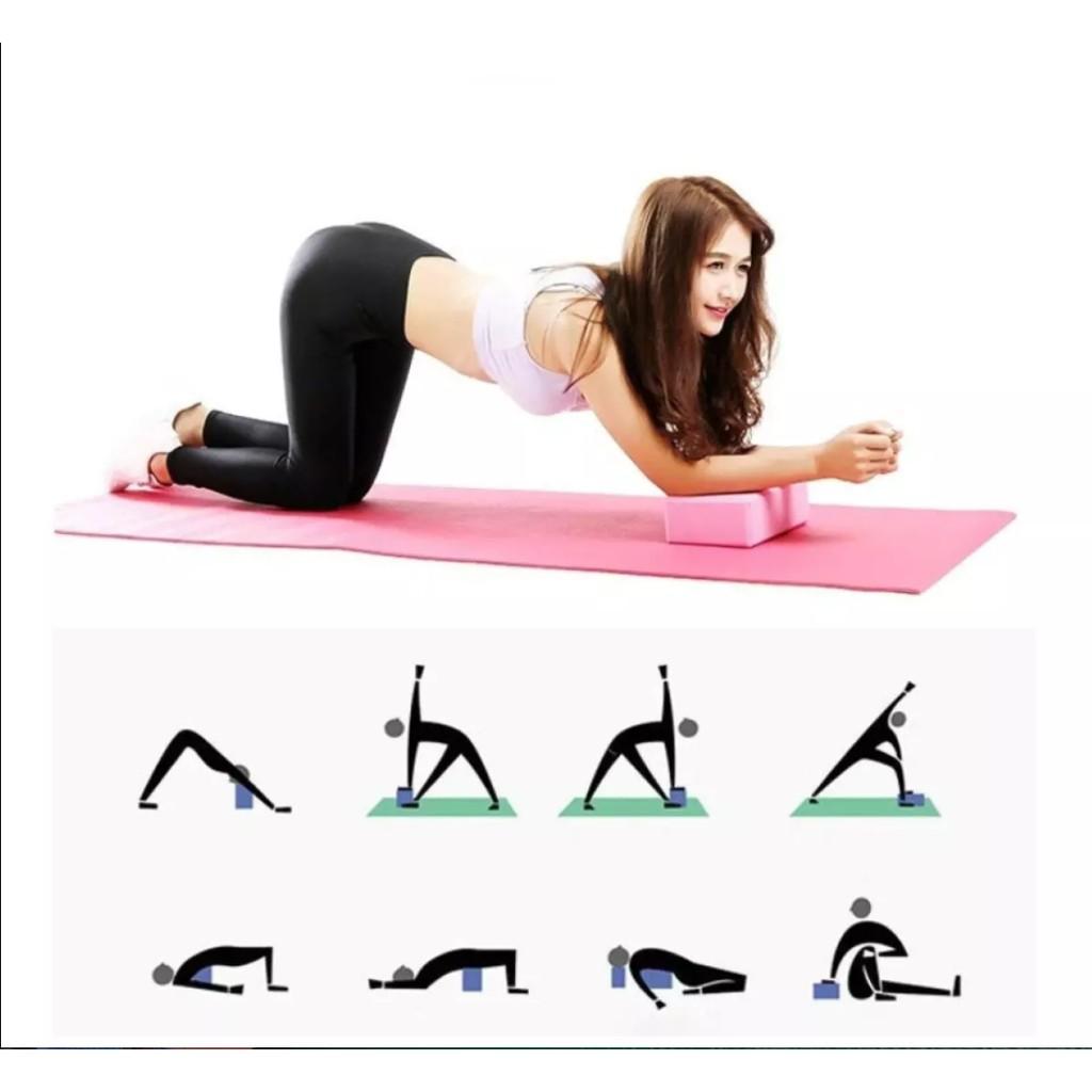 Siêu rẻ Gạch tập Yoga cao cấp EVA Cứng gấp 3 lần loại gạch tập thông thường G11