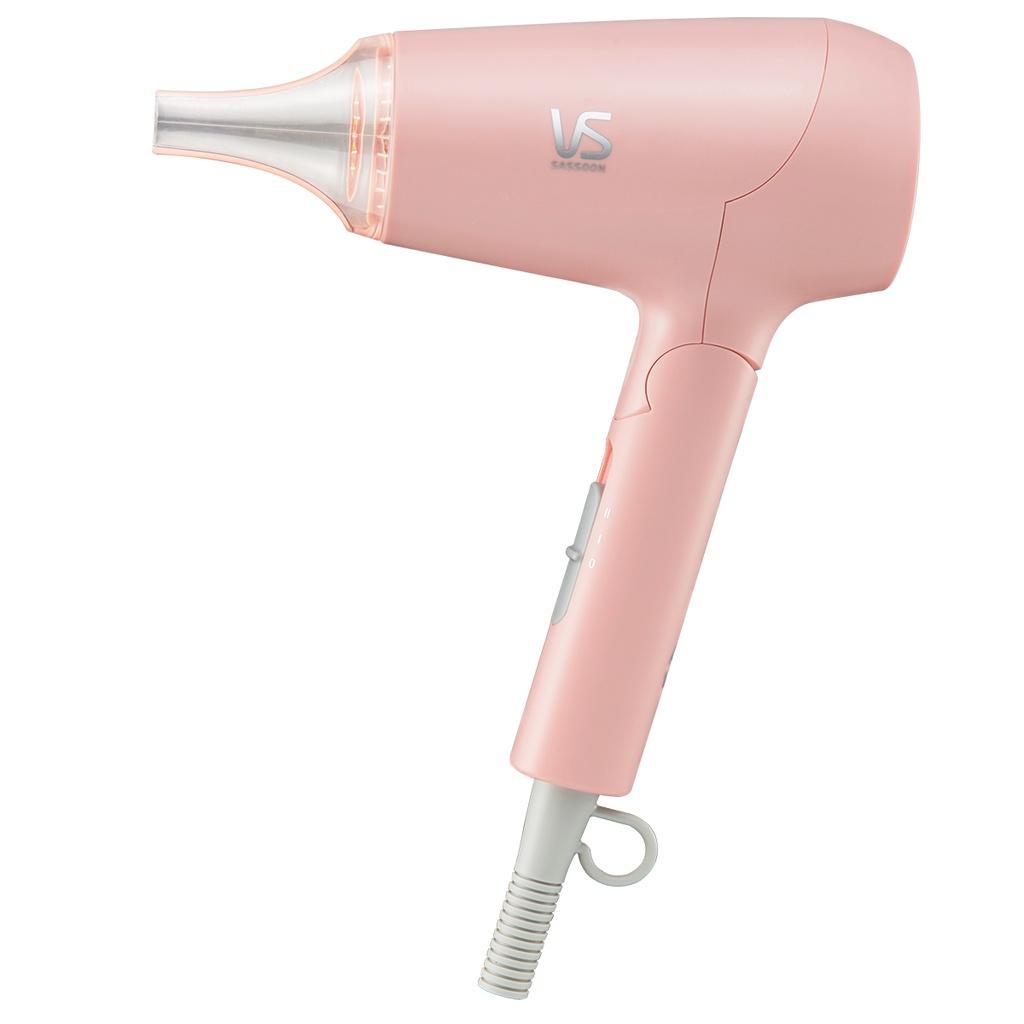 Máy sấy tóc du lịch gấp gọn VS Sassoon công nghệ Ionic 1400W màu hồng